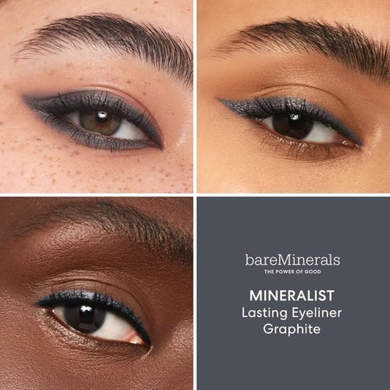 bareMinerals Mineralist Lasting Eyeliner - Waterproof, Long-Lasting, Smudge-Proof, Vegan Formula