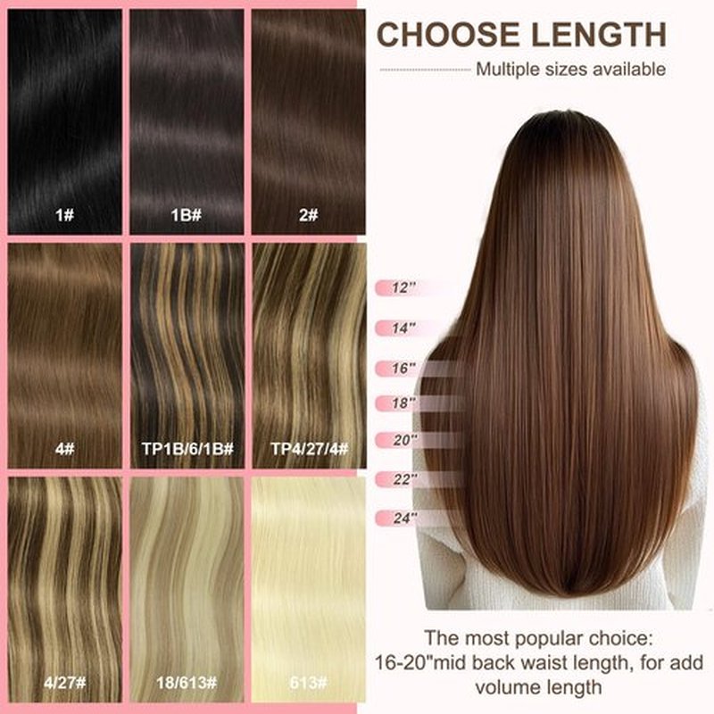 GEELOOK Clip in Hair Extensions Real Human Hair, Remy Human Hair Extensions Clip ins for Women, Natural Human Hair,14inch 60g 4Pcs, #2 Darkest Brown