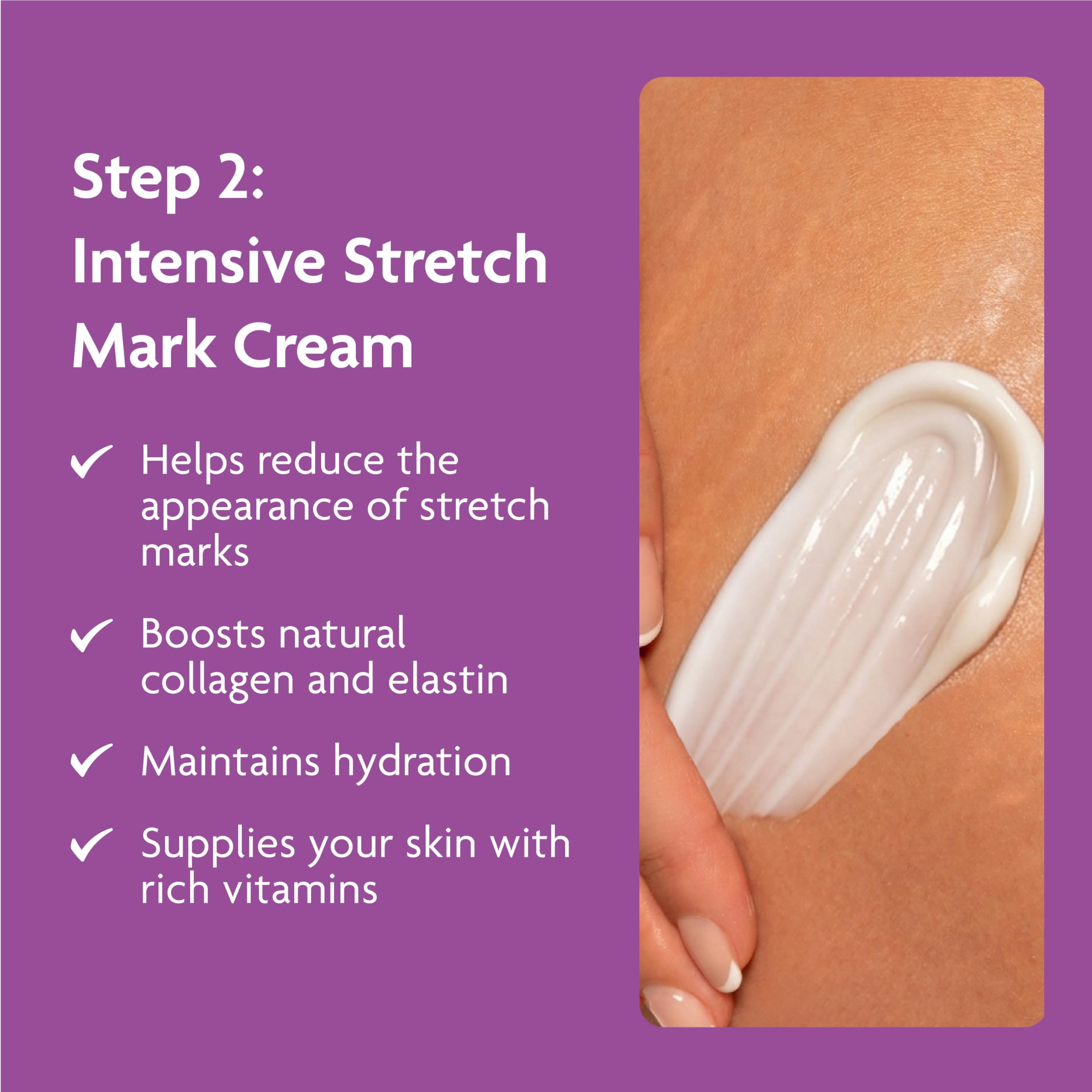 TriLASTIN Stretch Mark Cream & Serum Bundle - Intensive Stretch Mark Cream Treatment - Hyaluronic Acid Hydrothermal Accelerator - Maternity Skin Care Essential - 5.5 Oz Jar, 3 Oz Accelerator