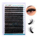 GEMERRY Lash Clusters Fluffy Eyelash Clusters Extensions 3D Effect Cluster Lashes 10-18mm Multilayered Eyelash Clusters Reusable Wispy Individual Lashes(3D-80P-0-18mm)