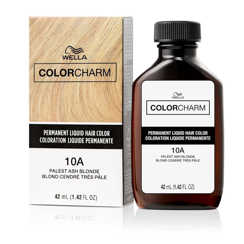 WELLA Color Charm Permanent Hair Color - Ash Blonde for Effective Gray Coverage