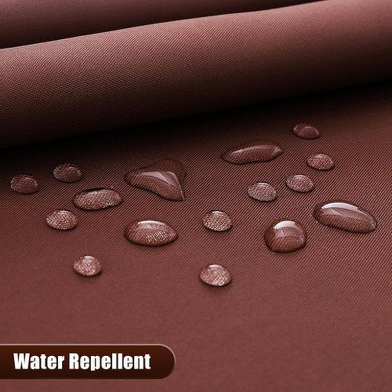 OLANLY Luxury Ombre Shower Curtain Set - Waterproof & Washable, Brown/White | 72x72 Inches