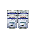 Rust-Oleum 207005-4PK Marine Coatings Topside Paint, Quart, Battleship Gray, 4 Pack
