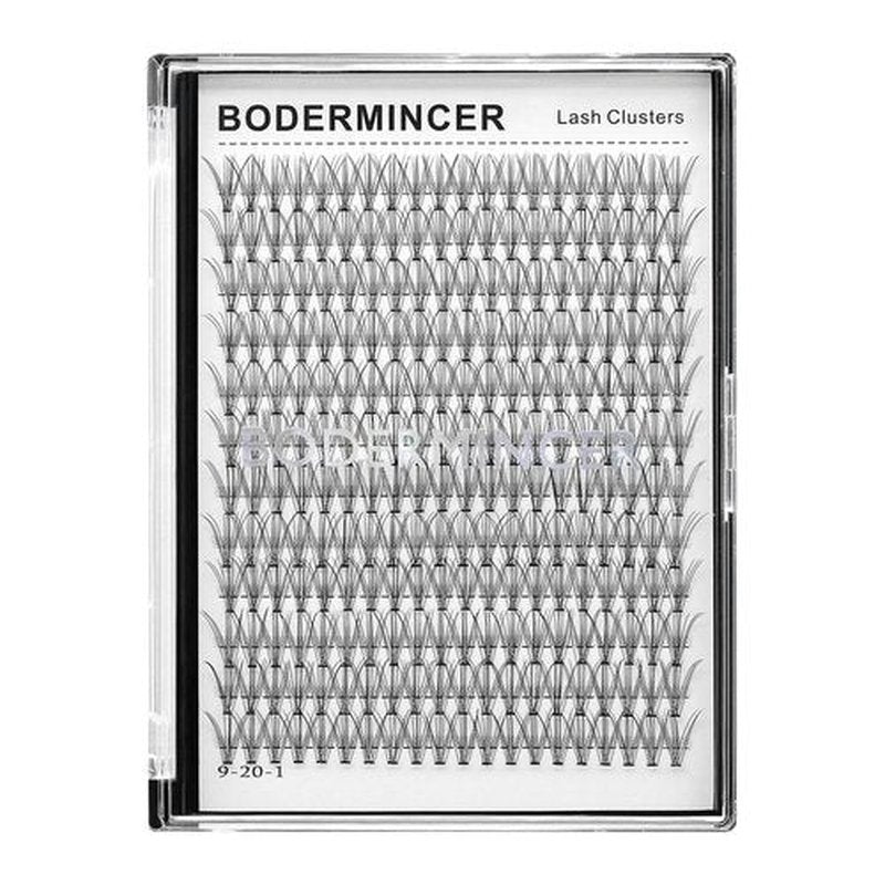 Bodermincer 7D/10D/20D/30D/40D/50D/60D/80D/100D Lash Cluster 240pcs D Curl Individual Cluster Eyelashes Fluffy false Eyelashes Extension Lash Cluster DIY at Home (10D-14mm)