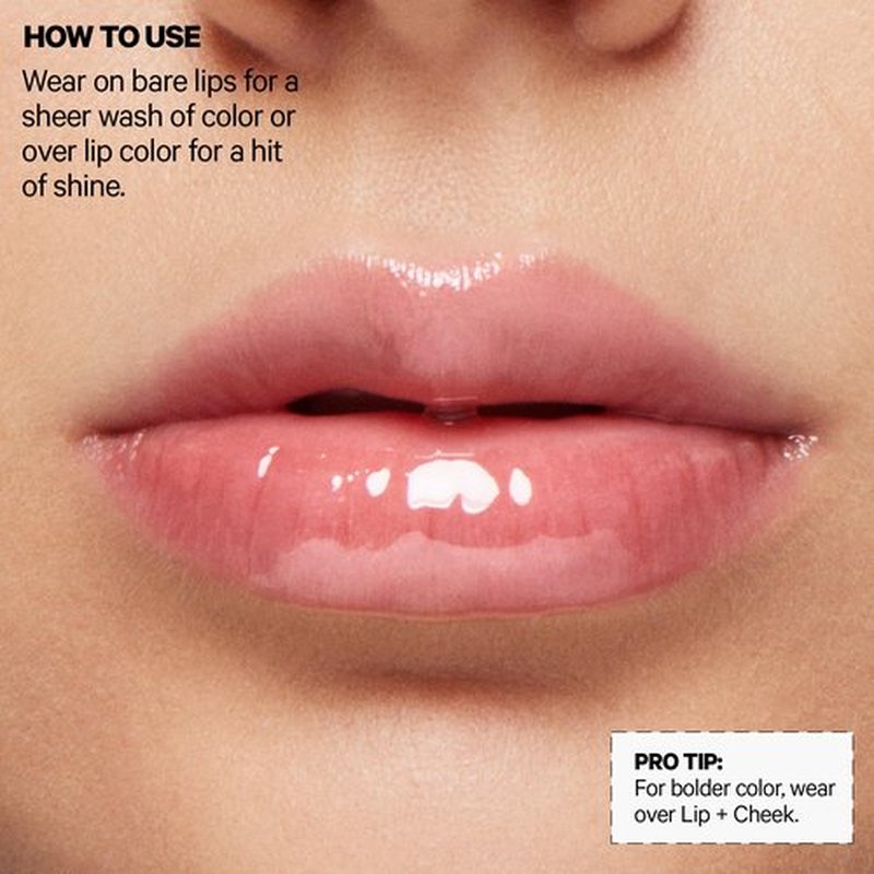 Milk Makeup KUSH Sheer Hydrating Lip Oil – Sheer-Tinted, Long-Lasting, Non-Sticky Gloss for High Shine + Smoother-Looking Lips – Vegan – Pink Magic (Hot Pink, Watermelon Flavor), 0.18oz