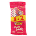 Bic Twin Lady Ladies Plastic Shaver pack of 10