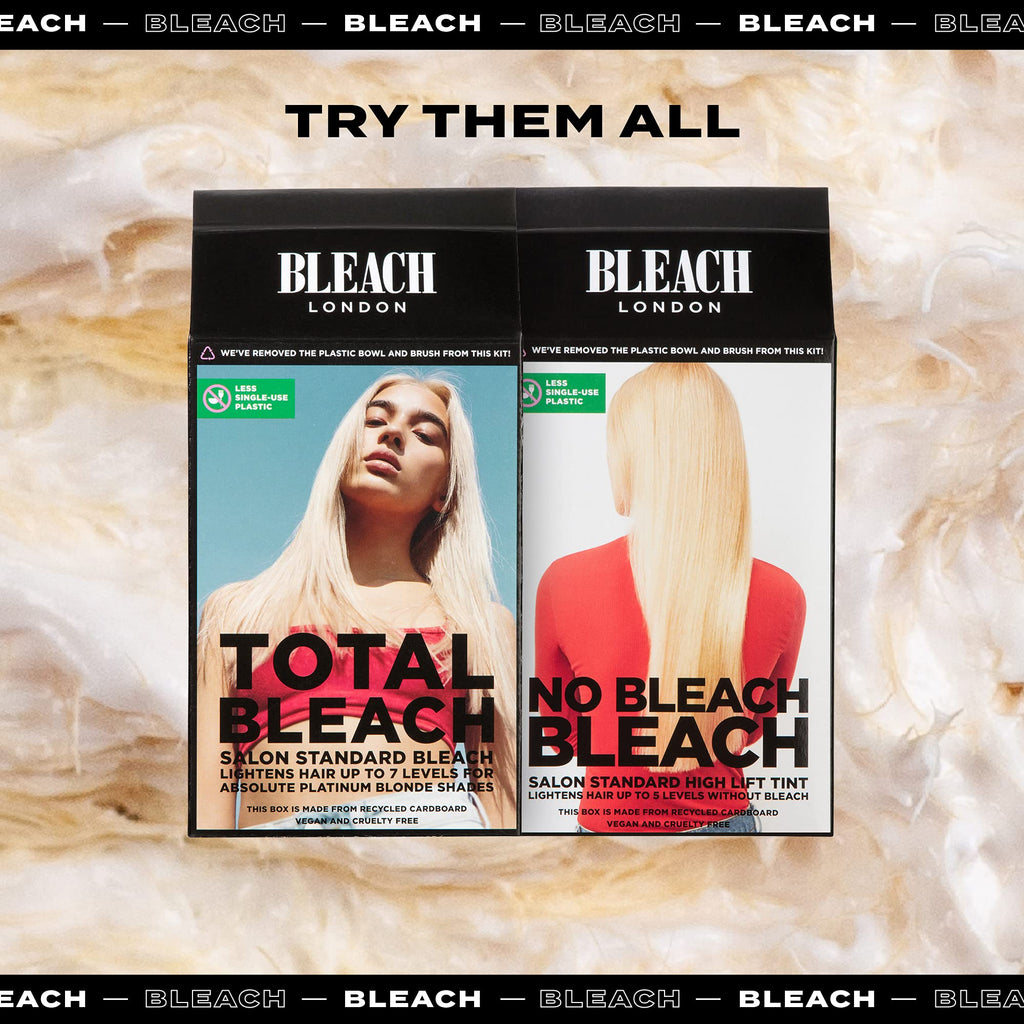 BLEACH LONDON Total Bleach Kit - Salon Standard, Vegan, Cruelty-Free, For All Hair Types, Brightest Blonde