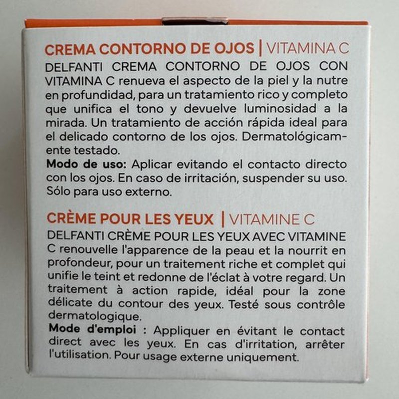 Delfanti-Milano • VITAMIN C EYE CREAM • Fast Result • Vegan • Made in Italy