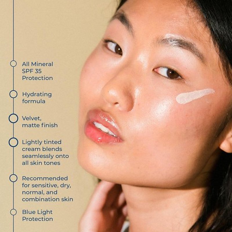 CoTZ Face Moisture Tinted Mineral Sunscreen - Broad Spectrum SPF 35 | 1.5 oz (42.5 g)