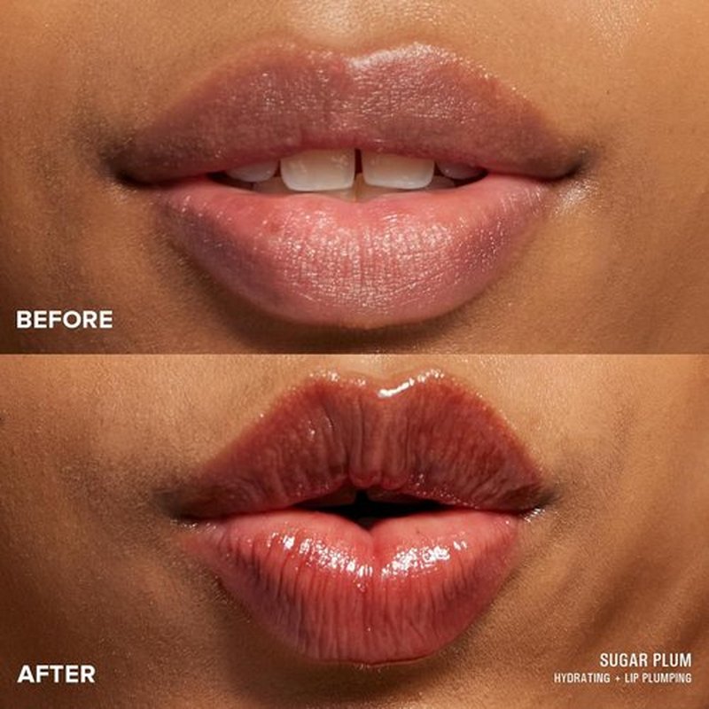 Nudestix Hydrating Peptide Lip Butter - Glossy Lip Balm with Avocado & Shea Butter for Plumping | Clean, Vegan, Cruelty-Free
