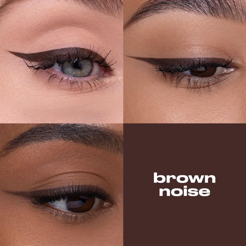 Urban Decay 24/7 Liquid Stick Waterproof Eyeliner - Smudge-Proof, Transfer-Proof, Up to 24HR Wear, Dual-Ended Retractable Gel Liner with Blending Eye Brush - Brown Noise (deep matte brown)