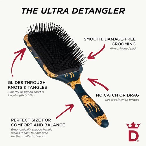 Denman D90L Tangle Tamer Ultra Brush - Effortless Detangling for All Hair Types