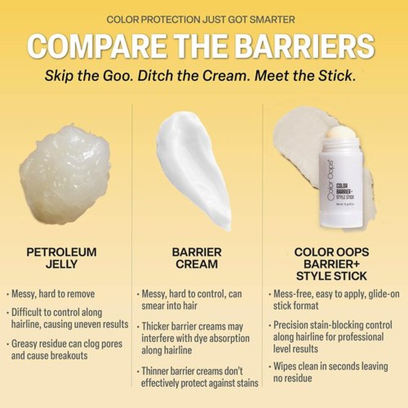 Color Oops Color Barrier+Style Stick