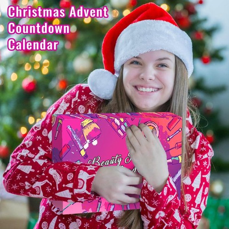 Makeup Advent Calendar 2025 Teen Girls Women Beauty Countdown Calendar Christmas Gifts for Women Teen Girl Trendy Stuff Unique Make up Set Gifts Mascara Lipstick Blush Advent Calendar 2025