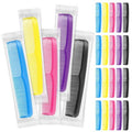 30pcs Plastic Colorful Combs in Bulk, Individually Wrapped, Double Tooth Hair Pocket Comb, for Homeless, Charity, Hotel, Travel, Airbnb, Home, Shelter
