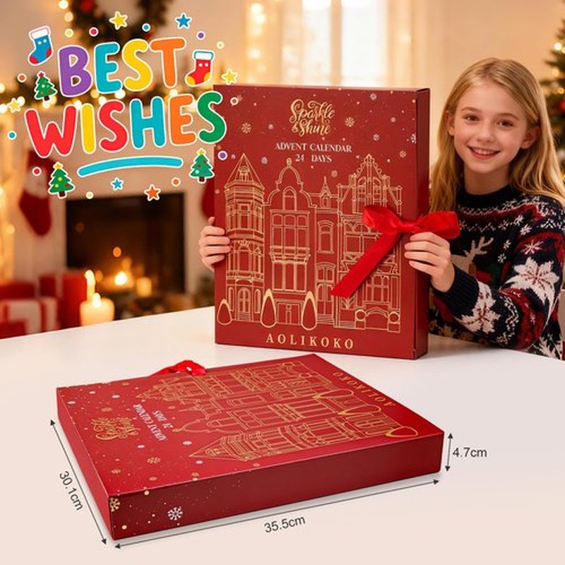 Makeup Advent Calendar 2025 for Women & Teen Girls, Xmas Countdown Calendar, 24 Days Christmas Gift Sets Full Makeup Kit Gift