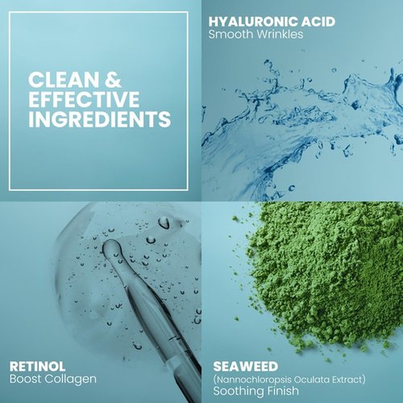 Eva Naturals Hyaluronic Acid + B5 Serum for Face – Ultra Hydrating Vitamin C & B5 Facial Serum for Deep Moisturizing, Wrinkle & Dark Spot Treatment, Skin Firming & Renewal