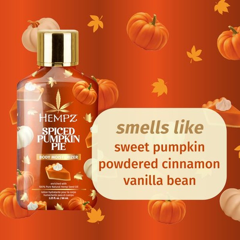Hempz Fall Faves Trio Lotion & Lip Balm Set, Limited Holiday Run, Moisturizing and Nourishing Gift Pack, Travel Size