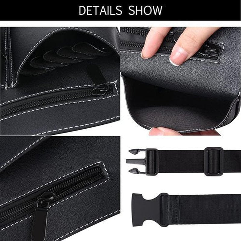 Noverlife Hairdresser Scissor Bag - Professional PU Leather Waist Pouch for Hairstylist Tools | Durable Storage Holster