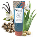 Saavy Naturals Moisturizing Body Wash for Sensitive Skin – Plant-Based & Pure with Coconut Oil, Shea Butter & Aloe Vera – Paraben-Free, Cruelty-Free – Tahitian Vanilla – 8.5 fl oz, 1 pack