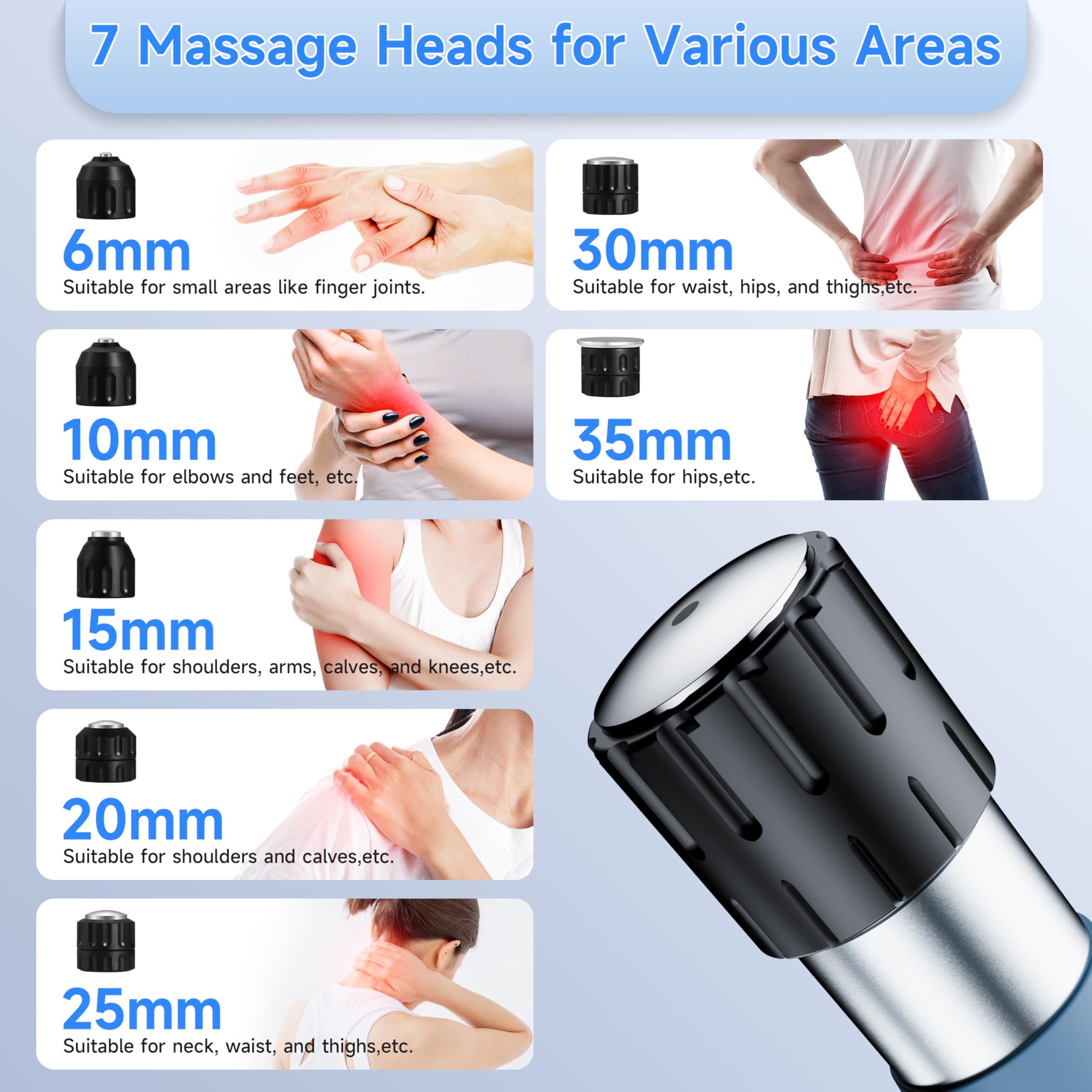 2026 MODOY Shockwave Therapy Machine for Joint/Muscle Pain Relief, FSA/HSA Eligible Shockwave Therapy, Non-Invasive Extracorporeal ESWT Shock Wave Therapy Device, Ideal for Home & Clinical Use(White)