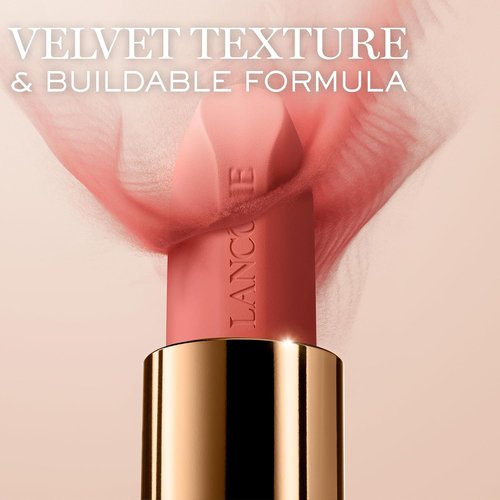 Lancôme L'Absolu Rouge Intimatte Lipstick - Hydrating, Buildable & Lightweight - Soft Matte Finish, 24HR Comfort