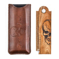 Menesia Folding Wooden Beard Comb for Men
