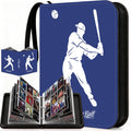 Baseball Card Binder – 900 Pockets Album with Zipper & Wrist Strap | Collector Binder for Sports & Baseball Cards for Sports,TCG,Game,Trading Cards | Durable Travel-Friendly Design 2025-2026