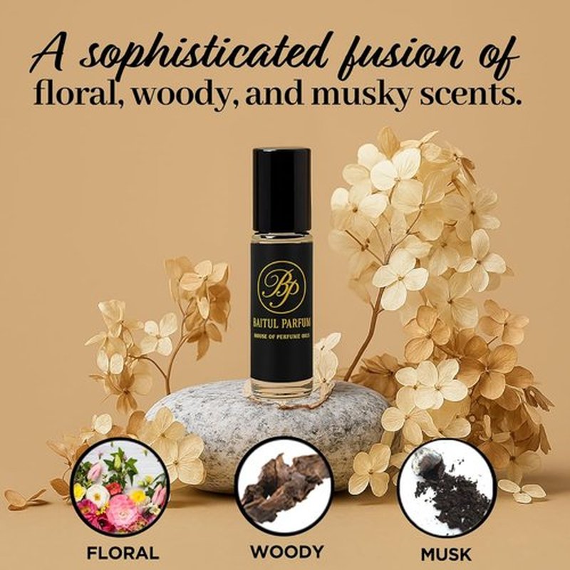 Cashmere Mist | Alcohol-Free Fragrance Oil - 8ml Travel Size Rollerball Perfume for Long-Lasting Freshness