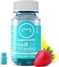 SugarBearPro Hair Vitamins - Extra Strength Biotin 6000mcg Gummies for Hair Growth | 1 Month Supply, Vegan & Kosher