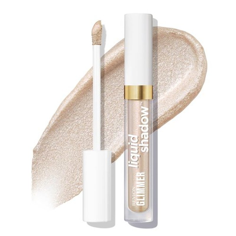 REVLON Glimmer Liquid Shadow - Smudge-Proof Shimmer Eyeshadow Makeup, Long-Lasting, High Pigment, 206 UFGlo