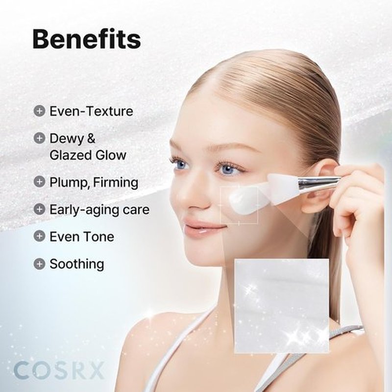 COSRX PDRN Exosome Glaze Wrapping Mask - Easy Peel-Off Overnight Treatment for Glass Skin | 1.69 fl. oz.