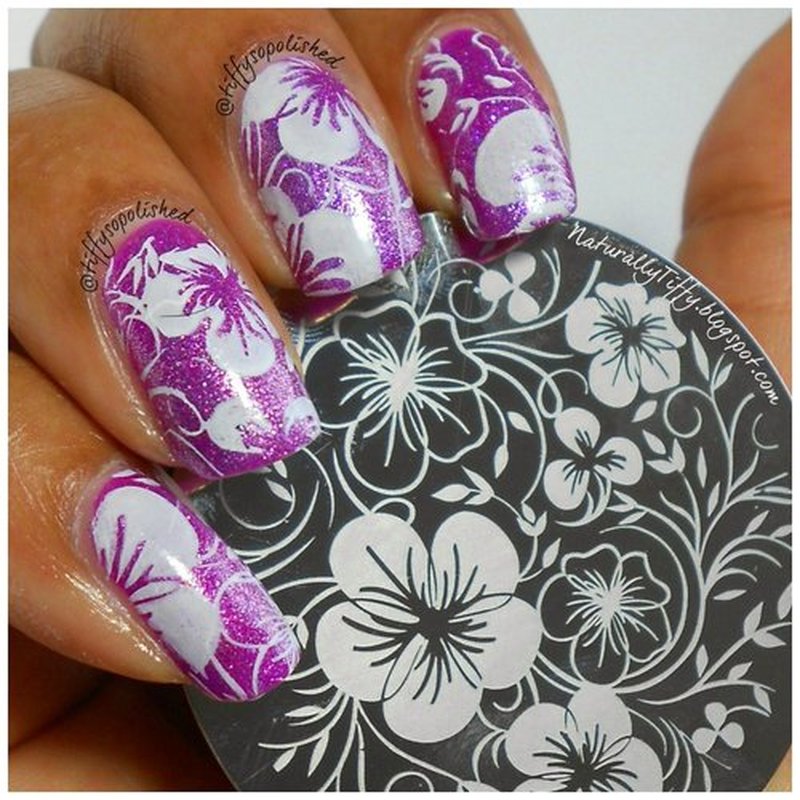 PUEEN Nail Art Stamp Collection Set 24B - STAMPING BUFFET - NEW INVENTION Set of 24 All You Can Stamp Full Size Stamping Image Plates Manicure DIY (Infinite Images With Your Creativity) Now with