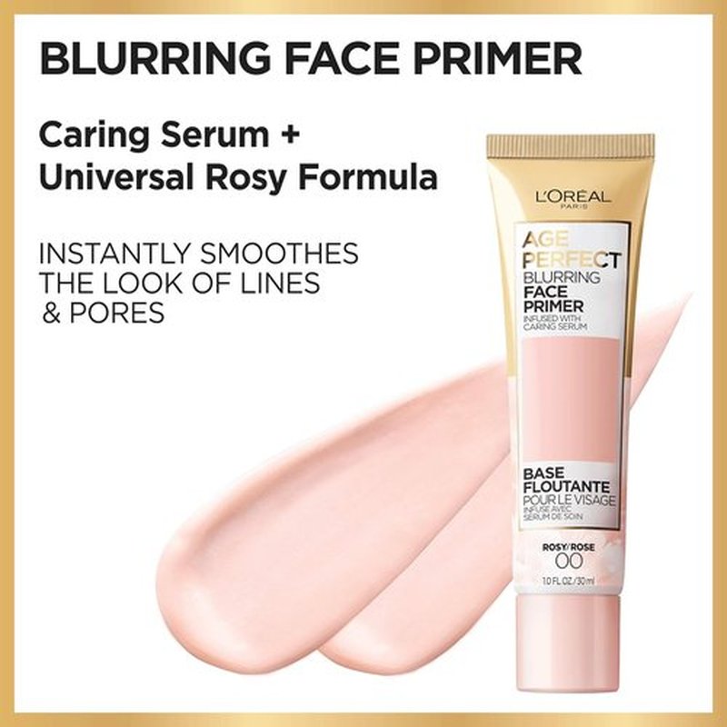 L'Oreal Paris Age Perfect Face Primer - Blurring Formula with Caring Serum for Smooth Skin