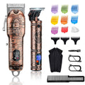 Suttik Hair Clippers and Trimmers Set for Men, Professional Cordless Barber Clippers for Hair Cutting, Beard Trimmer Hair Cutting Kit with T-Blade Close Cutting Trimmer