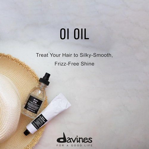 Davines OI Oil - Weightless Hair Oil for Dry, Coarse & Curly Hair | Frizz Control & Shine