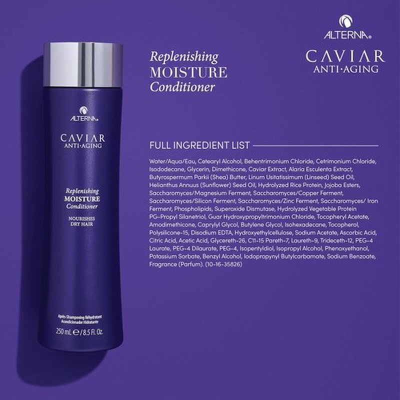 Alterna CAVIAR Anti-Aging Moisture Conditioner - Hydrates & Restores Dry Hair | Sulfate Free