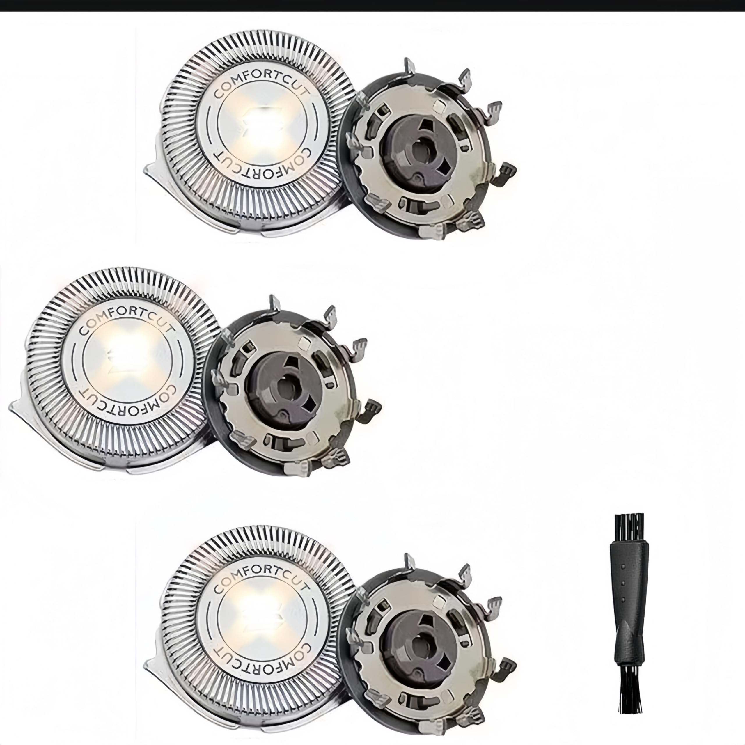SH30 Replacement Heads for Philips Norelco Series 3000, 2000, 1000 Shavers and S738 Click and Style,sh30 shaving head replacement 3-pack
