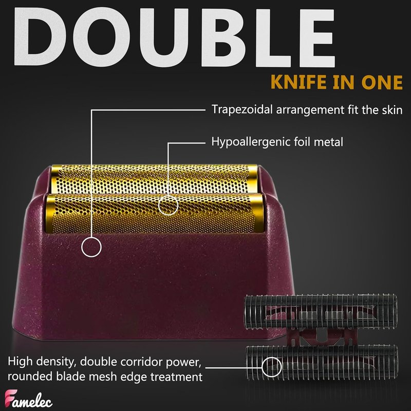 Wahl 5 Star Series Finale Shaver Foil Replacement - 2 Pack for Super Close Shaving Models