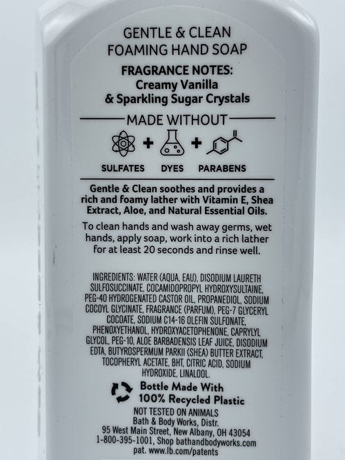 Bath and Body Works Kitchen Favorites Gentle & Clean Foaming Hand Soap, 8.75 fl. oz. (Variety, 5-Pack)