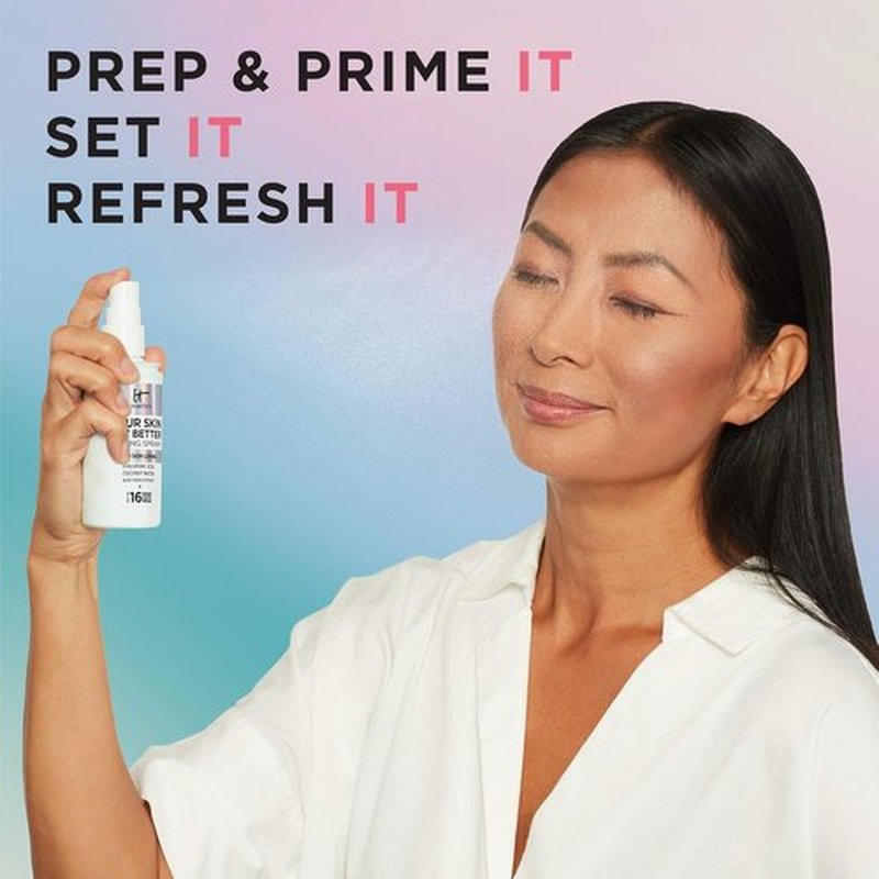 IT Cosmetics Your Skin But Better Makeup Setting Spray - Hydrating Formula for 16-Hour Hold - With Hyaluronic Acid, Coconut Water & Aloe Vera