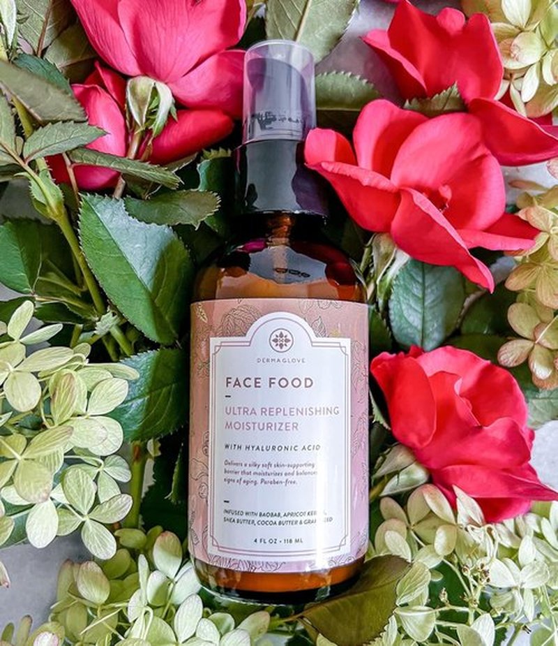 Dermaglove Face Food - Hydrating Moisturizer for Fine Lines & Dullness with Hyaluronic Acid - 4 Fl Oz