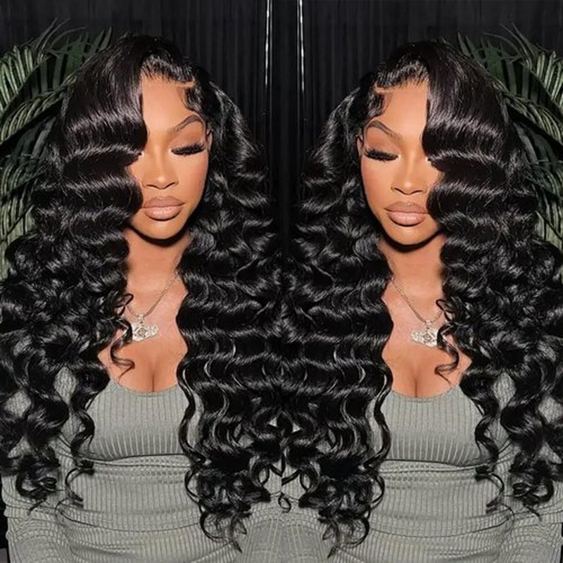 Loose Wave Bundles Human Hair 16 18 20 Inch 100% Real Human Hair Unprocessed Brazilian Virgin Loose Deep Wave Bundles Human Hair Remy Hair Extension Natural Color