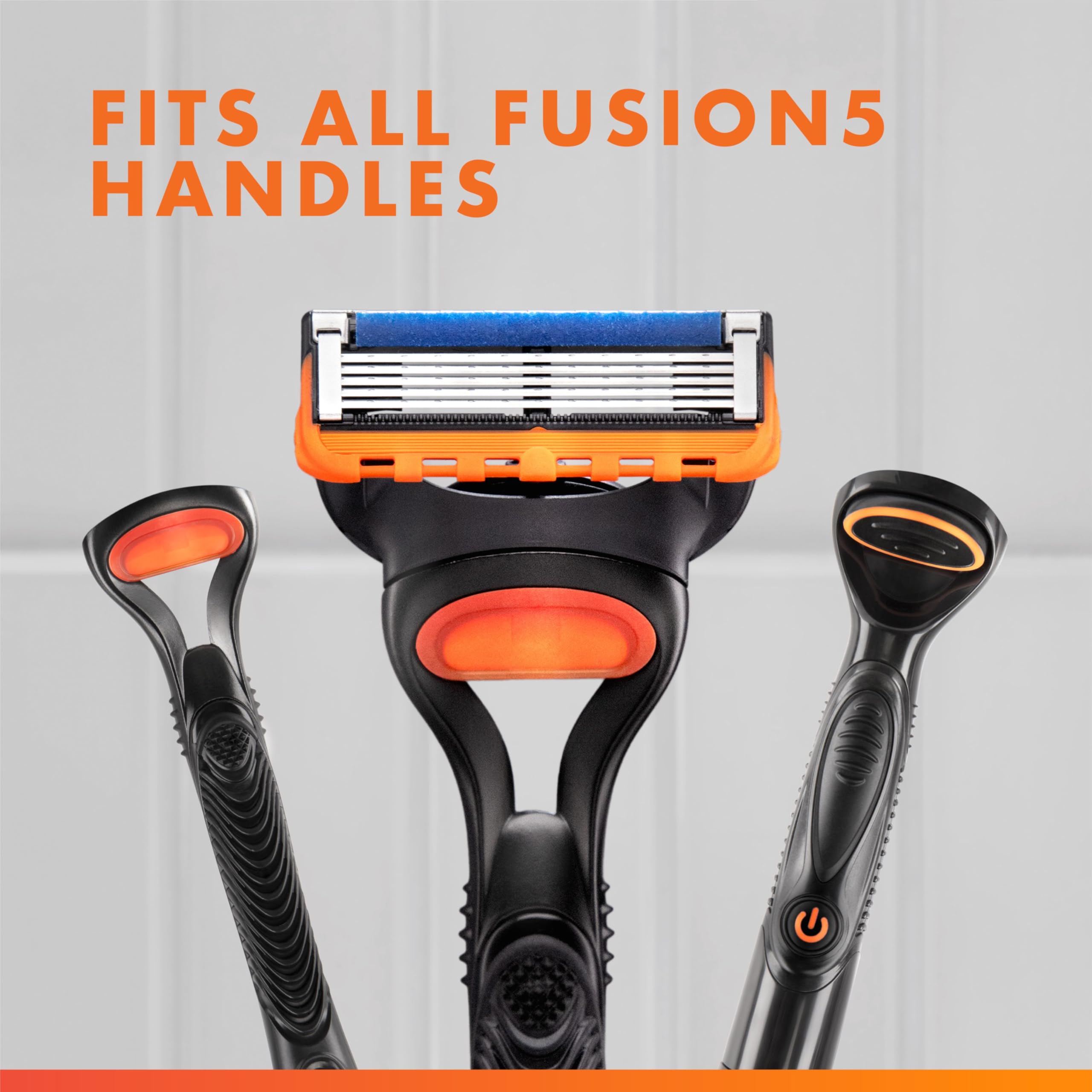 Gillette Fusion5 Razor Refills for Men, 2 Razor Blade Refills