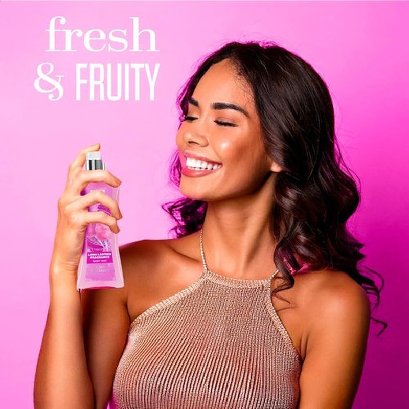 Body Fantasies Cotton Candy Fragrance Body Spray - 8 Fl Oz | Pack of 2 for All-Day Freshness