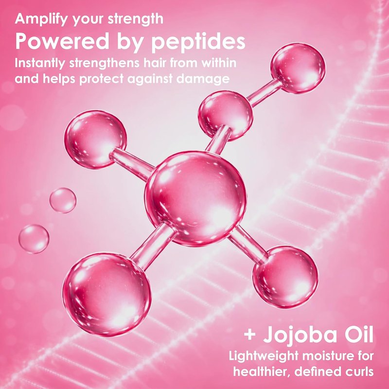 V&Co. Curly Pop Curl Defining Conditioner - Sulfate & Paraben Free Hydration with Peptides & Jojoba Oil - 12 fl oz