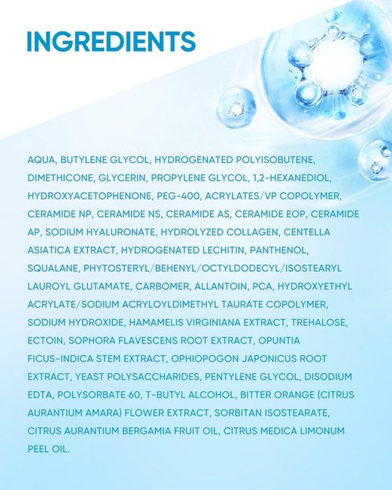 SKINTIFIC Face Moisturizer with 5X Ceramides, Hydrating Moisture Barrier Repair Cream for Sensitive/Oil Skin Types, Hyaluronic Acid & Centella, Daily Facial Moisturizer, Non-Comedogenic 30g/1 fl.oz