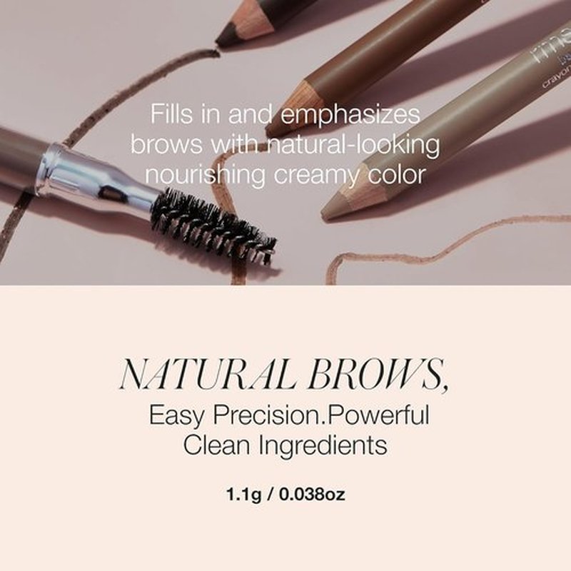 RMS Beauty Back2Brow Pencil - Waterproof, Smudge-Resistant Brow Color with Fine Tip for Natural Strokes | 0.3g