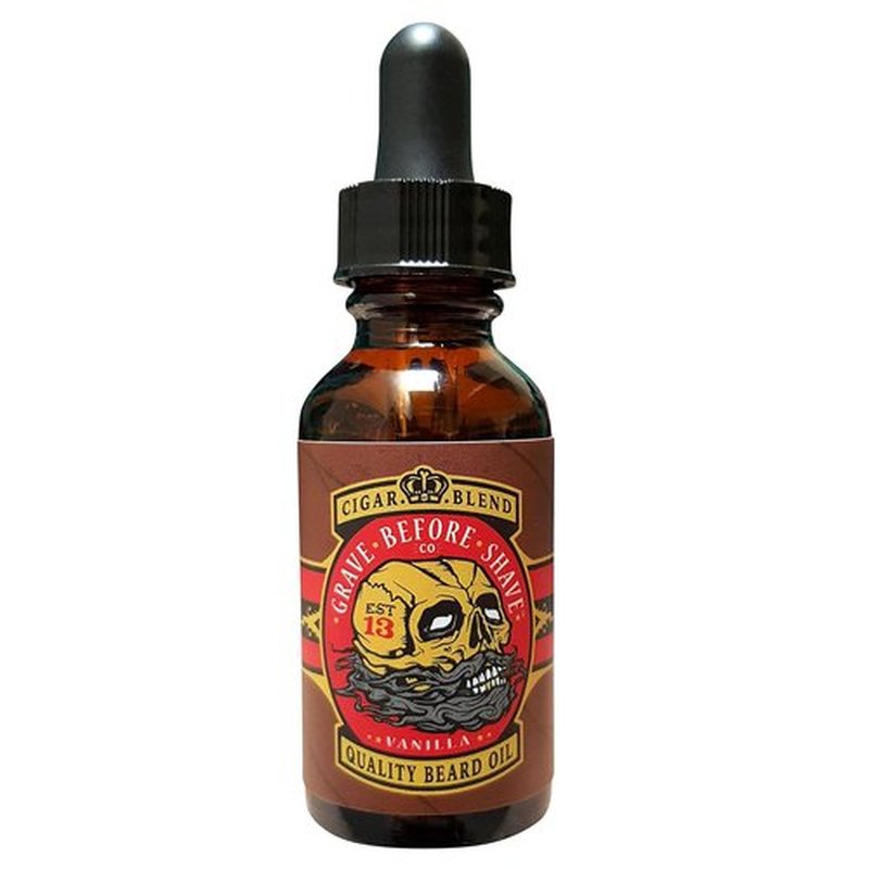 Grave Before Shave™ Beard Oil - Cigar Blend for Nourished, Soft Facial Hair