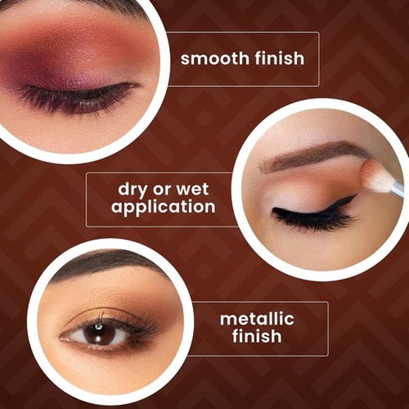 Skiennix Metal Matte Eyeshadow Palette - 10 Vibrant Colors for Stunning Looks